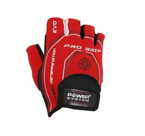Перчатки для фитнеса и тяжелой атлетики Pro Grip EVO PS-2250E Power System  S Красный (07227047)