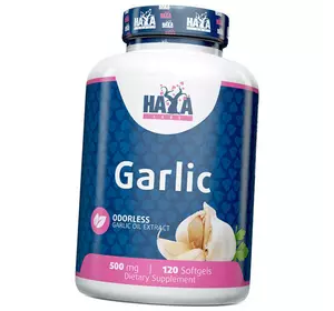 Экстракт чеснока с контролируемым запахом, Odorless Garlic 500, Haya  120гелкапс (71405038)