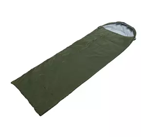 Спальный мешок одеяло с капюшоном SY-7372 FDSO   Оливковый (59508283)