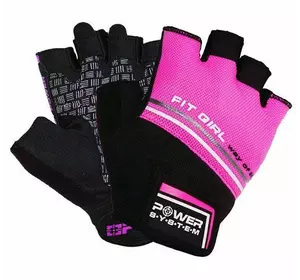 Перчатки для фитнеса и тяжелой атлетики Fit Girl Evo PS-2920 Power System  XS Розовый (07289001)