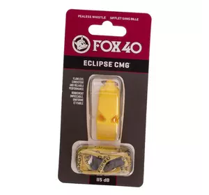 Свисток судейский Eclipse CMG FOX40     Желтый (33508212)