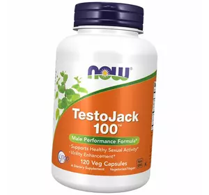 Комплексный Тестобустер, Testo Jack 100, Now Foods  120вегкапс (08128006)