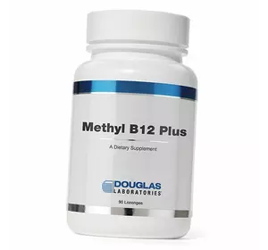 Метилкобаламин и Фолат, Methyl B12 Plus, Douglas Laboratories  90леденцов Вишня-ваниль (36414011)