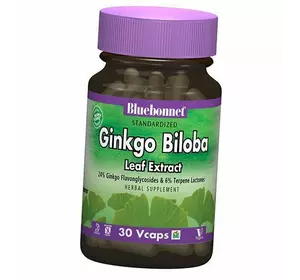 Гинкго Билоба, Ginkgo Biloba, Bluebonnet Nutrition  30вегкапс (71393002)