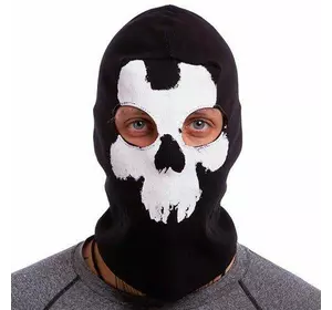 Подшлемник балаклава-маска Скелет Mastermind MS-4825-4    Черно-белый (60508002)