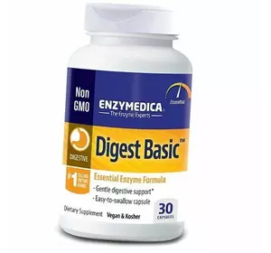 Формула основных ферментов, Digest Basic, Enzymedica  30капс (69466003)