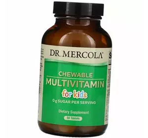 Мультивитамины для детей, Multivitamin for Kids, Dr. Mercola  60таб (36387007)