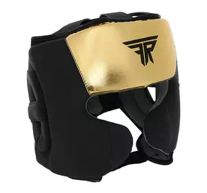 Шлем боксерский в мексиканском стиле Flex Fistrage VL-9733 FDSO  M Черно-золотой (37508235)