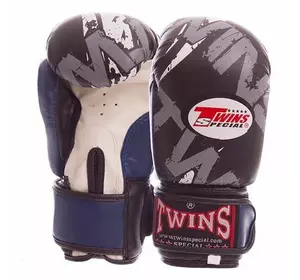 Перчатки боксерские TW-2206 Twins  4oz Синий (37426097)