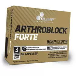 Комплексный хондропротектор в капсулах, Arthroblock Forte Sport Edition, Olimp Nutrition  60капс (03283014)