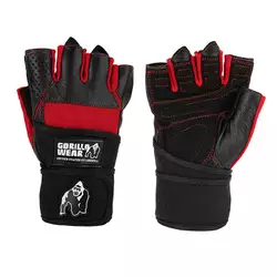 Перчатки Dallas Wrist Wrap Gorilla Wear  S Черно-красный (07369002)