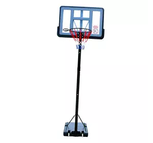 Стойка баскетбольная мобильная со щитом S003-21A    Черный (57508498)