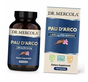 По Д'арко, Pau D'Arco 1000, Dr. Mercola  120капс (71387007)