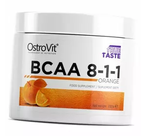 BCAA для мышечной массы, Pure BCAA 8:1:1 , Ostrovit  200г Апельсин (28250003)