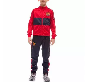 Костюм спортивный детский Barcelona LD-6130K No branding  28 Красно-черный (06429255)