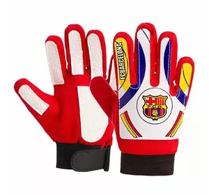 Перчатки вратарские юниорские Barcelona FB-0028-07 FDSO  8 Красно-желтый (57508123)