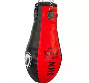Чехол боксерского мешка Кегля VL-3382 Velo  90см Черно-красный (37241022)