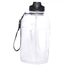 Бутылка для воды The King 6065 с трубкой UZspace  2300мл Прозрачный (09520018)