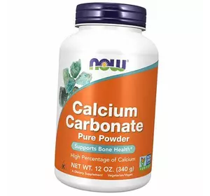 Кальций Карбонат, Calcium Carbonate Pure Powder, Now Foods  340г (36128159)