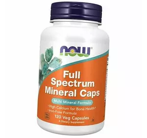 Мультиминеральный комплекс без железа, Full Spectrum Minerals, Now Foods  120вегкапс (36128038)