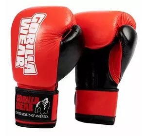 Боксерские перчатки Ashton Pro Gorilla Wear  14oz Красно-черный (37369005)