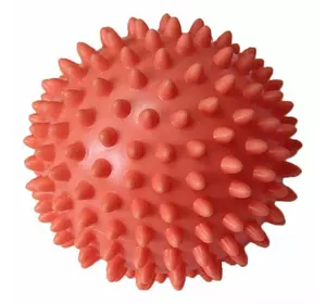 Мячик массажер FI-5653    10см Коралловый (33508012)