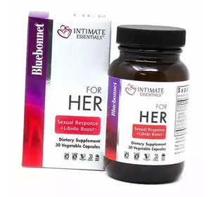 Комплекс для женского сексуального здоровья, For Her Sexual Response & Libido Boost, Bluebonnet Nutrition  60вегкапс (71393014)
