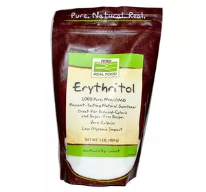 Эритритол сахарозаменитель, Erythritol, Now Foods  454г (05128020)