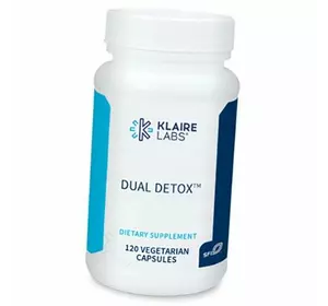 Комплекс для детоксикации печени, Dual Detox, Klaire Labs  120вегкапс (71517003)