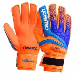 Перчатки вратарские с защитными вставками FB-915   9 Оранжево-синий (57429064)