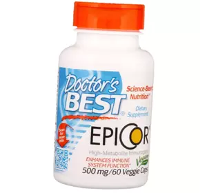 Эпикор, Epicor 500, Doctor's Best  60вегкапс (72327022)