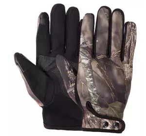 Перчатки для охоты и рыбалки с закрытыми пальцами BC-9239 FDSO  L Камуфляж Лес (07508054)
