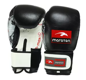 Перчатки боксерские DMAX MRT-C4 Maraton  10oz Черно-белый (37446004)