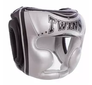 Шлем боксерский с полной защитой FHGL-3-TW Twins  S Серебряно-черный (37426104)