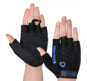 Перчатки для фитнеса FG-9499 Hard Touch  S Черно-синий (07452012)