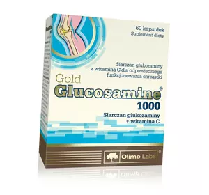 Глюкозамин Сульфат с Витамином С, Gold Glucosamine 1000, Olimp Nutrition  60капс (03283005)