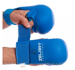 Накладки (перчатки) для карате BO-7250 Zelart  M Синий (37429098)