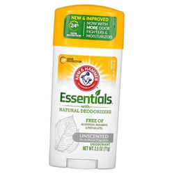 Натуральный твердый дезодорант, Essentials Solid Deodorant, Arm & Hammer  71г Без запаха (43602001)