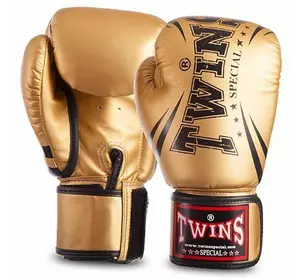 Перчатки боксерские FBGVSD3-TW6 Twins  14oz Золотой (37426071)