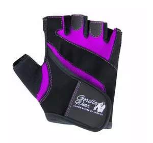 Перчатки женские Fitness Gorilla Wear  M Черно-фиолетовый (07369001)