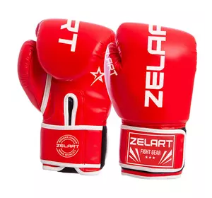 Перчатки боксерские BO-3987 Zelart  10oz Красный (37409001)