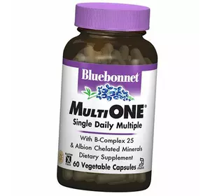 Мультивитамины, MultiOne, Bluebonnet Nutrition  60вегкапс (36393040)