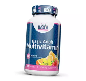 Мультивитамины для взрослых, Basic Adult Multivitamin, Haya  100таб (36405008)