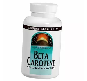 Бета-Каротин, Beta Carotene, Source Naturals  100гелкапс (72355037)