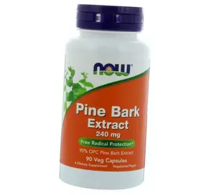 Экстракт Сосновой Коры, Pine Bark Extract 240, Now Foods  90вегкапс (71128037)