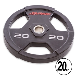 Блины (диски) полиуретановые Life Fitness SC-80154 FDSO  20кг  Черный (58508177)