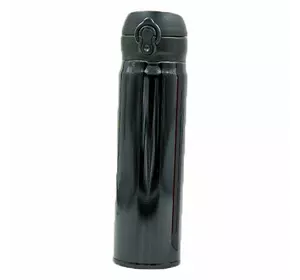 Бутылка-термос для воды T15 No branding  500мл Черный (59429016)