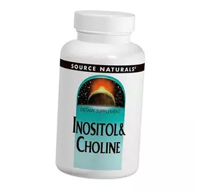 Холин Инозитол, Inositol & Choline, Source Naturals  100таб (36355007)