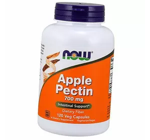 Яблочный пектин в капсулах, Apple Pectin 700, Now Foods  120капс (69128027)