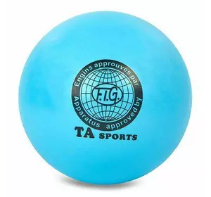 Мяч для художественной гимнастики TA Sports BA-GB75    Голубой (60508023)